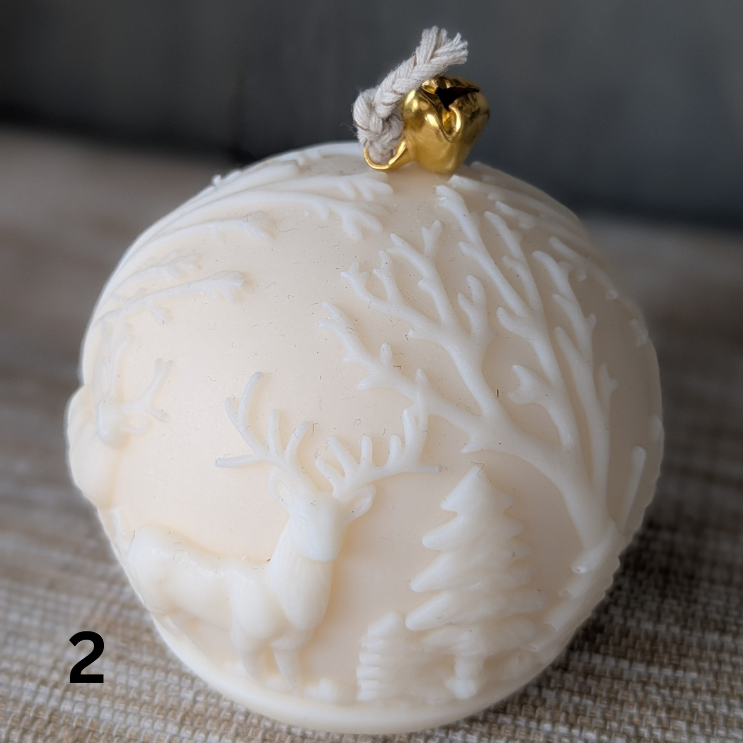 Weihnachtskugel Kerze