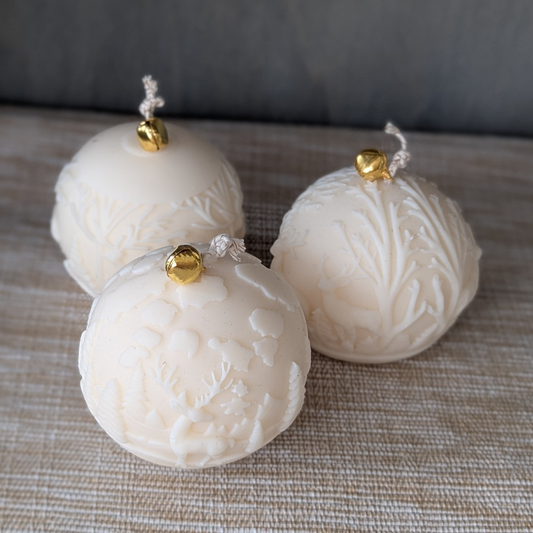 Weihnachtskugel Kerze
