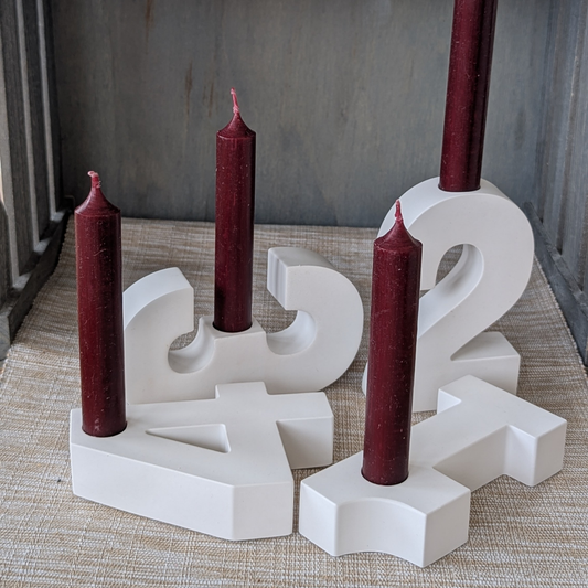 Adventkranz-Zahlen im Set